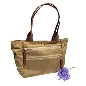 Frye Tan and Brown Tote Bag